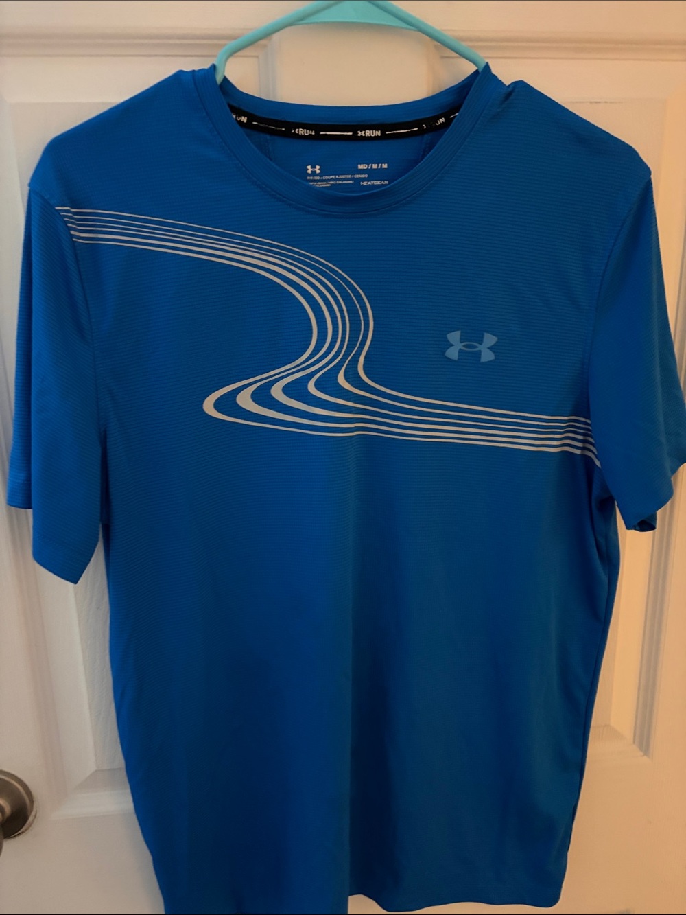 Under Armour Men's Bright Blue Graphic Short-Sleeve Performance Tee